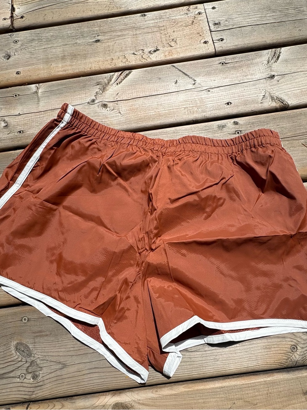 Volcom Coco Ho Runner Shorts- Dark Clay - Women’s XL- water resistant